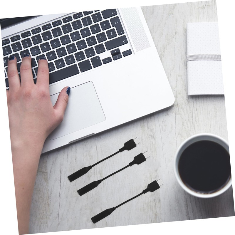 Operitacx 3pcs USB C to Audio Adapters High Fidelity Type