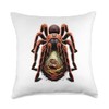 Multiple Exposure Art Tarantula Spider Tarantulas Throw Pillow