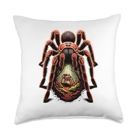 Multiple Exposure Art Tarantula Spider Tarantulas Throw Pillow