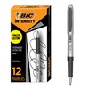 BIC Intensity Black Permanent Markers, Ultra Fine Point, 12-Count Pack