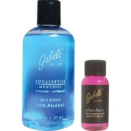 Gabel’s Eucalyptus Aftershave Astringent with Menthol (Up A Notch 70%) 8oz and LA 31 Aftershave with Menthol 1oz
