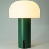 WEILAILUX Cordless Mushroom Table Lamp, Waterproof Shower Lamp, Battery Operated