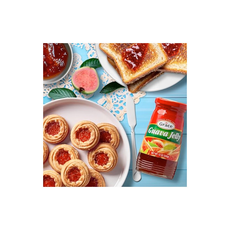 Grace Guava Jelly 12oz - 2 Jars - Tropical Guava