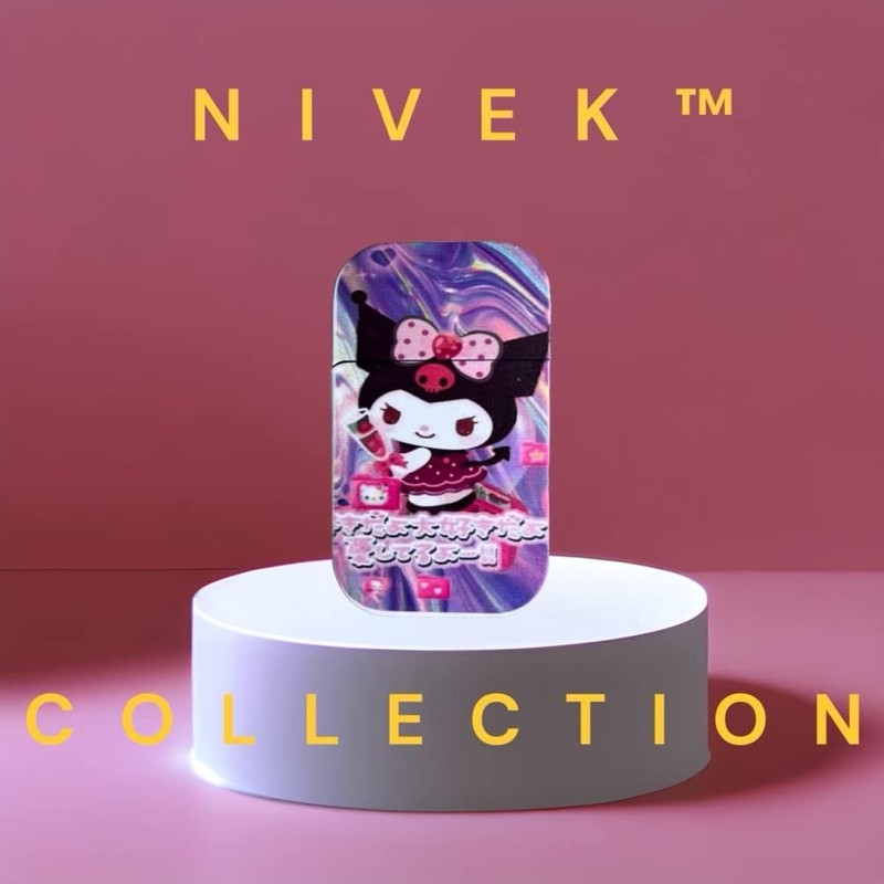 NIVEK Kulomi Lighter Kitty KT Torch Lighter Pink Flame Pocket