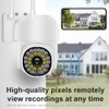 1080P Smart WiFi Camera System Waterproof Wireless Monitor Camera 355°Rotatable