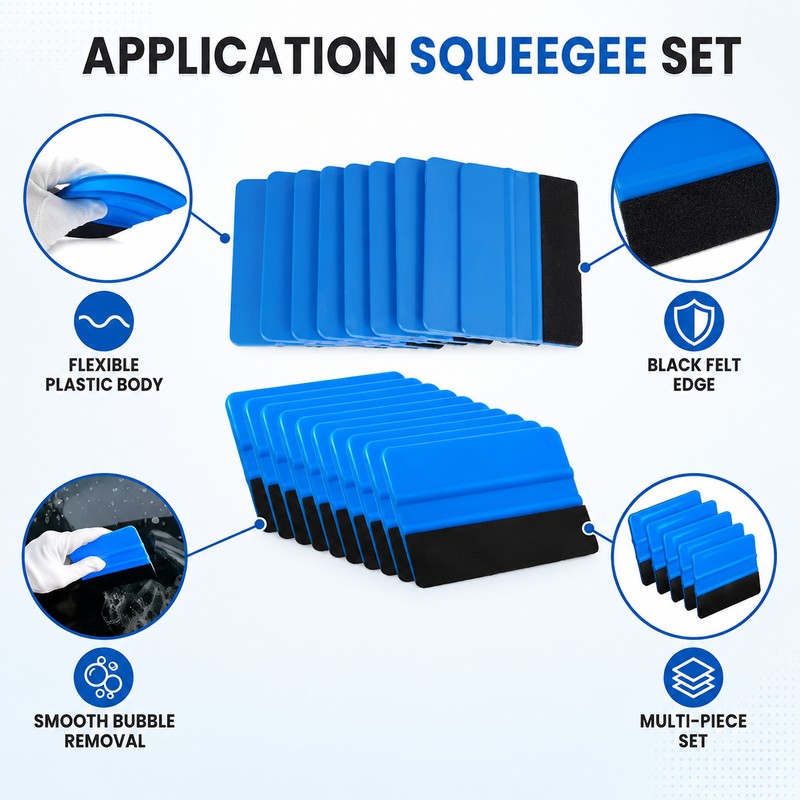 20 pcs Vinyl Squeegee Tool for Scratch-Free Film Application