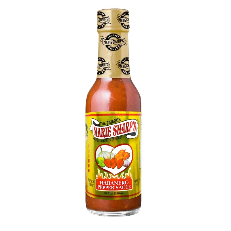 Marie Sharp’s Fiery Hot Habanero Pepper Sauce, 10 oz –