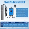 HiTauing Aquarium Heater, Upgraded 300W/500W Fish Tank Heater with Intelligent