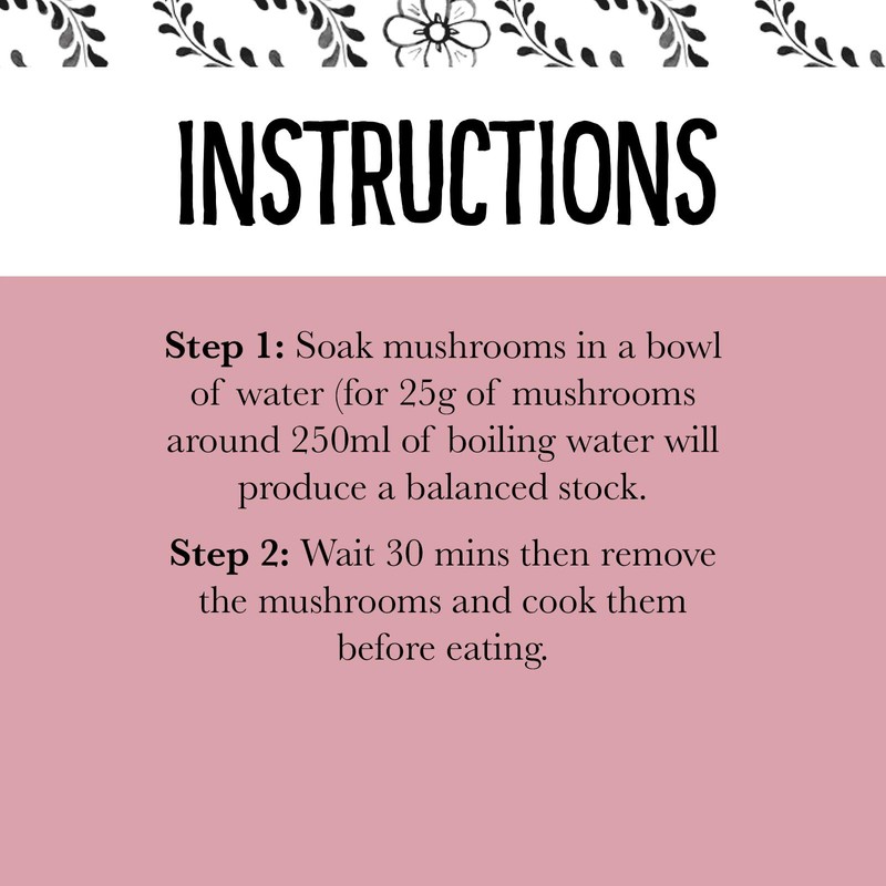 Merchant Gourmet Dried Porcini Mushrooms - Vegan (Dried Mixed Mushrooms