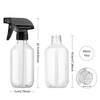 KREMORV KREMORV Plastic Spray Bottles Clear and Brown Refillable Container