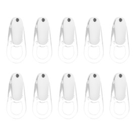 uxcell 12Pcs Blind Cord Weight, 88mm Curtain Blinds Handles Plastic Pull String Pendants for Window Shutter Vertical Roller Blinds Accessories, White