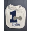 Handmade Bow Tie Birthday Bib