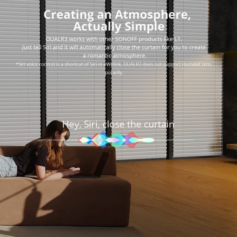 SONOFF DUALR3 Lite Smart Switch Moudle,WiFi Smart Curtain Switch,Dual Relay