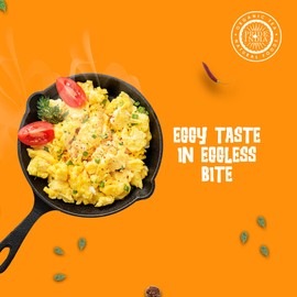 Vegan Egg Seasoning 2.3 oz (65 gm) w/Convenient Dual Sifter Cap Savory Spicy Tangy Aromatic Flavour | For Tofu Scramble Quinches |Non Bio-Engineered Vegan Gluten Free by Pride of India