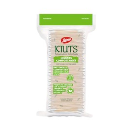 Jaloma | Hisopos Kiuts, multiaplicadores de puntas 100% algodón, bolsa resellable con 500 piezas