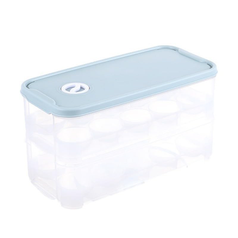 Stackable Egg Box for Fridge and Transport, 20 Eggs, 2