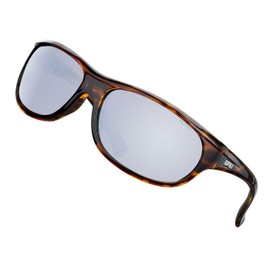 Rapala Unisex Fishing Sunglasses, Silver/Brown