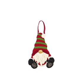 Evergreen Flag Christmas Gnome Hooked Door Décor