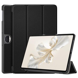 ATOOZ for Honor Pad 9 Case 12.1-inch 2024 Tablet, Ultra Thin Hard Back Case with Stand Protective Folio Cover for 12" Honor Tablet 9 (Black)