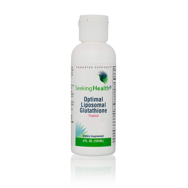 Seeking Health Optimal Liposomal Glutathione | Provides 500 mg of Reduced Glutathione per Serving (Tropical, 4 oz)