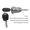 LoreenCar 1U0837168 Front Right Driver Side Door Lock Barrel with