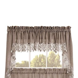 RENAISSANCE HOME FASHION Lillian Valance, 58" X 12", Linen