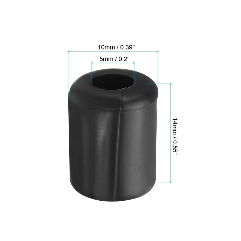 PATIKIL Kitchen Sink Rack Feet, 50 Pack 5mm ID x