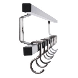 24Inch Magnetic Knife Holder Magnetic Knife Strip with 8 Hooks Powerful Magnetic