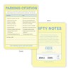 Knock Knock Parking Citation Nifty Note (Pastel Yellow) (Knock Knock