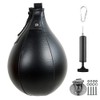 (Black) - Gymforward Professional Set of Boxing Pear Speed Ball