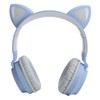 Cat Ear Headphone 3D LED Light Wireless Bluetooth 5.0 Foldable