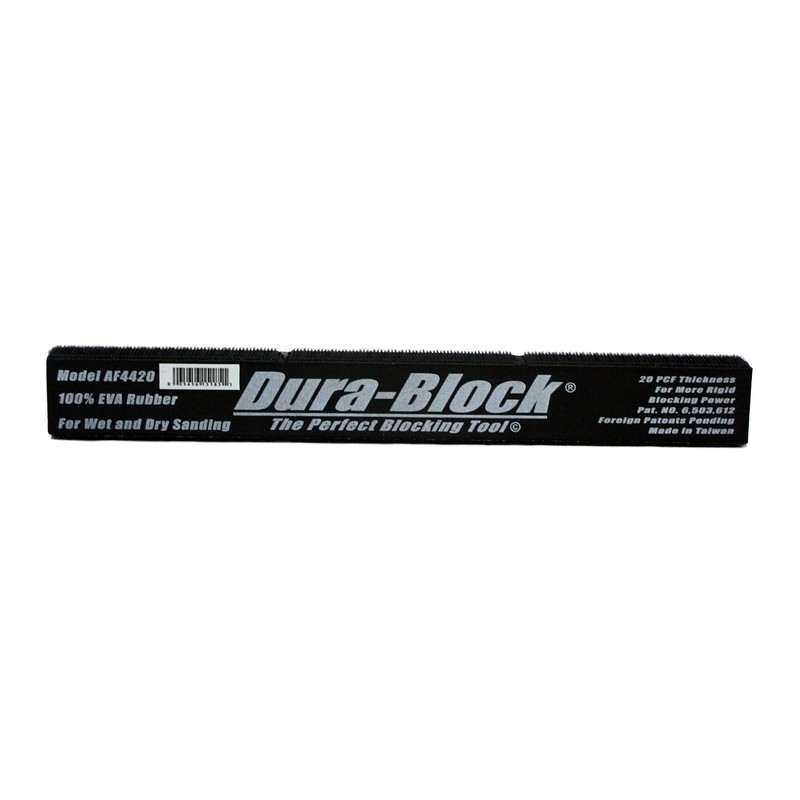 Dura-Block AF4420 Hook & Loop Black Standard Sanding Block