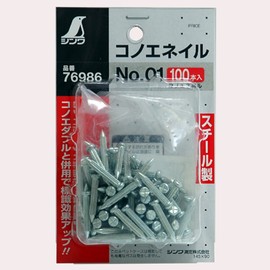 Shinwa Rules 76986 Konoe Nail No. 01, 100 Pieces