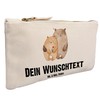 Mr. & Mrs. Panda Größe S Klein Personalisierte Schminktasche Bären