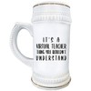 Virtual Teacher - Beer Stein Mug 22oz Ceramic Drinkware -