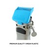 Gamma+ Kit 4 Blue Double Magnetic Guards For Gamma+ Clippers