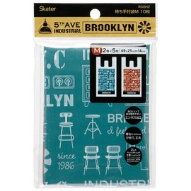 Skater RGBH2 Plastic Bag with Handle, M, 10 Pieces, 19.3 x 9.8 x 5.5 inches (49 x 25 x 14 cm), Brooklyn