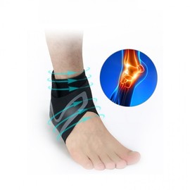 Daily health climbing running running marathon soccer basketball sports ankle compression band protector 3 size M10712 L/right 2ea