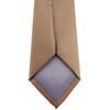 TigerTie Slim Satin Tie in Solid Colour in Various Colours