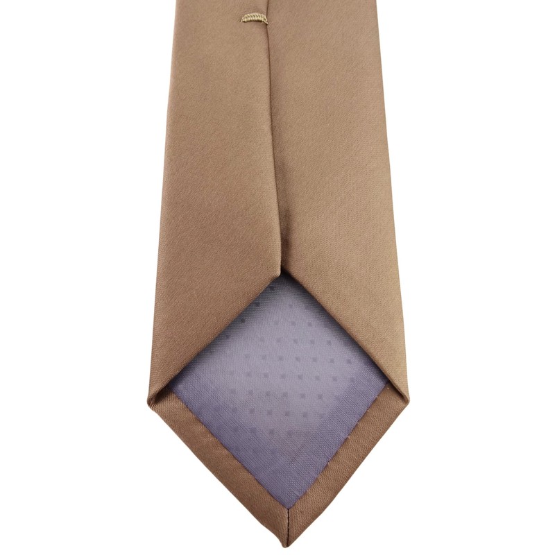 TigerTie Slim Satin Tie in Solid Colour in Various Colours