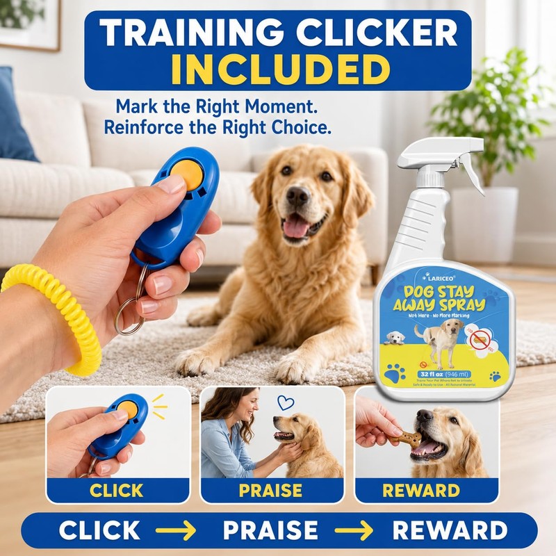 LARICEO Dog Marking Guidance Spray for Household Training, 32 Fl