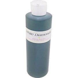 White Diamonds - Type ET For Women Scented Body Oil Fragrance [Flip Cap - Brown - 8 oz.] - ID#23242