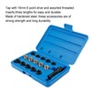 Spark Plug Rethread Kit, 16Pcs Auto Maintenance Tools M14x1.25 Spark