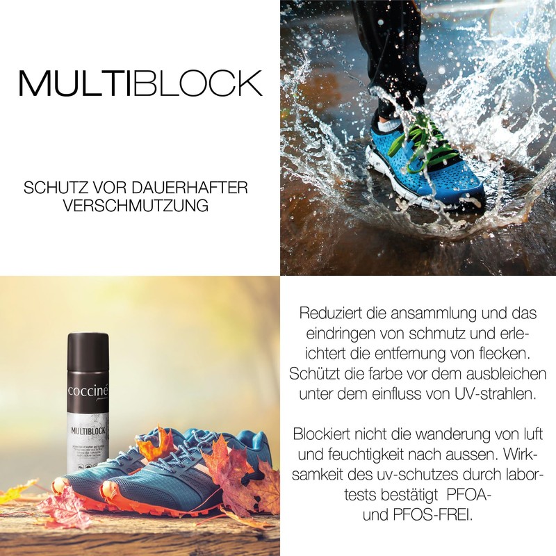 Cocciné Protective Preparation for Shoes Multiblock, Shoe Impregnation for Leather