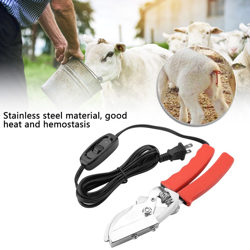 Electro thermal Heating Shear Clamp Cutter Pliers Tail For Piglets