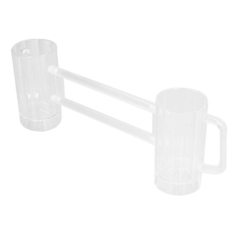 Beer Mug Acrylic Double Conjoined Beer Glass with Handle for