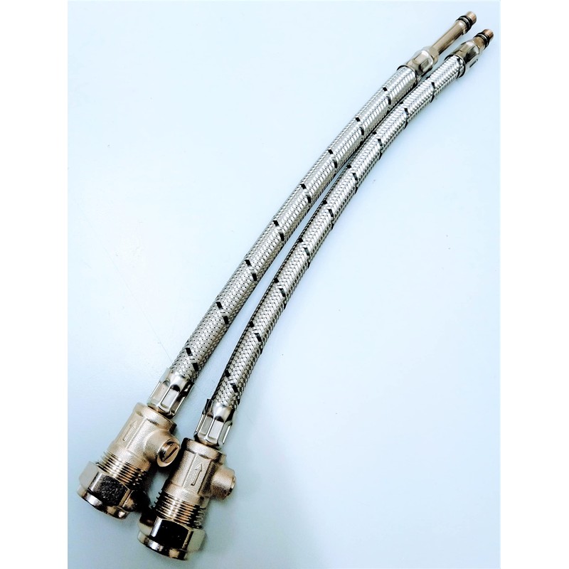 AK PAIR OF FLEXIBLE MONOBLOC TAP TAIL CONNECTOR WITH INBUILT