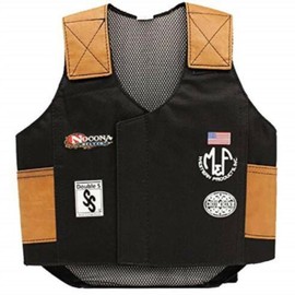 M&F Western Products Bigtime Rodeo Youth Bull Rider Vest with Endorsement Badges