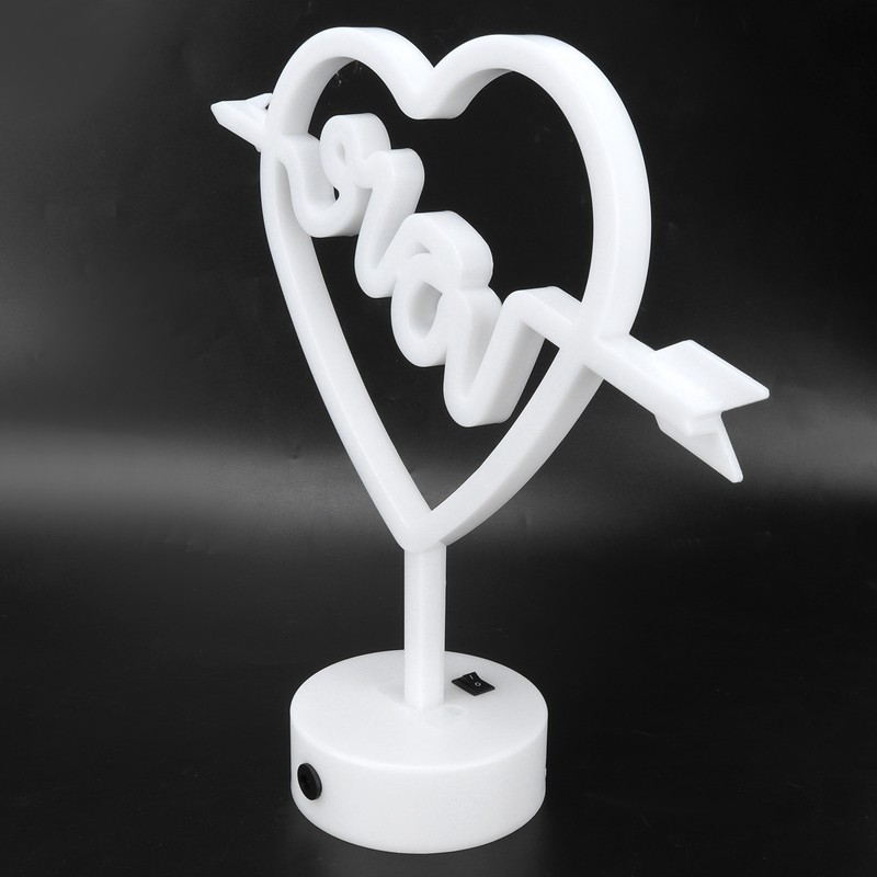 Heart Shape Neon Light Night Light for Wedding Party Kids