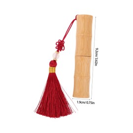 Outanaya Refillable Bamboo Lipstick Tube for DIY Lip Gloss Portable Cosmetic Container with Natural Bamboo Construction Lipstick Filling Sample for Travel and Everyday Use